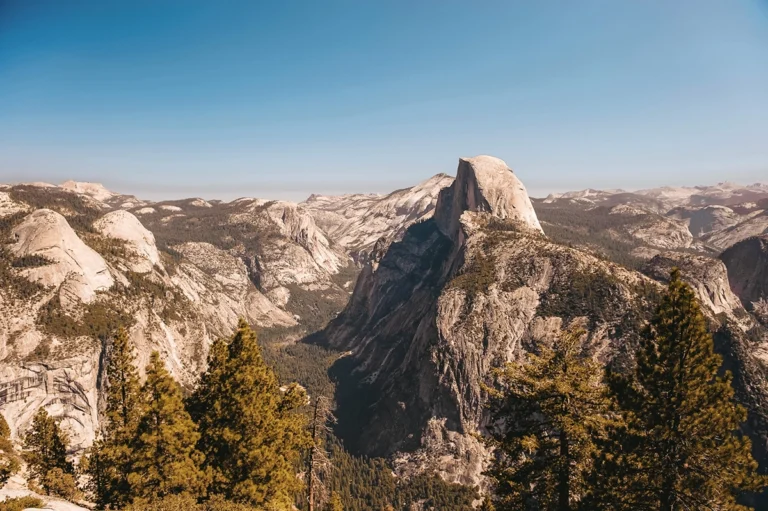 Yosemite National Park, Glacier Point and Half Dome Mountain
