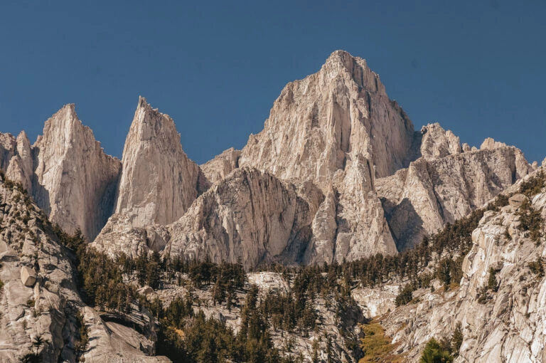 Mount Whitney (4350 m), California's highest mountain, Sierra Nevada, California