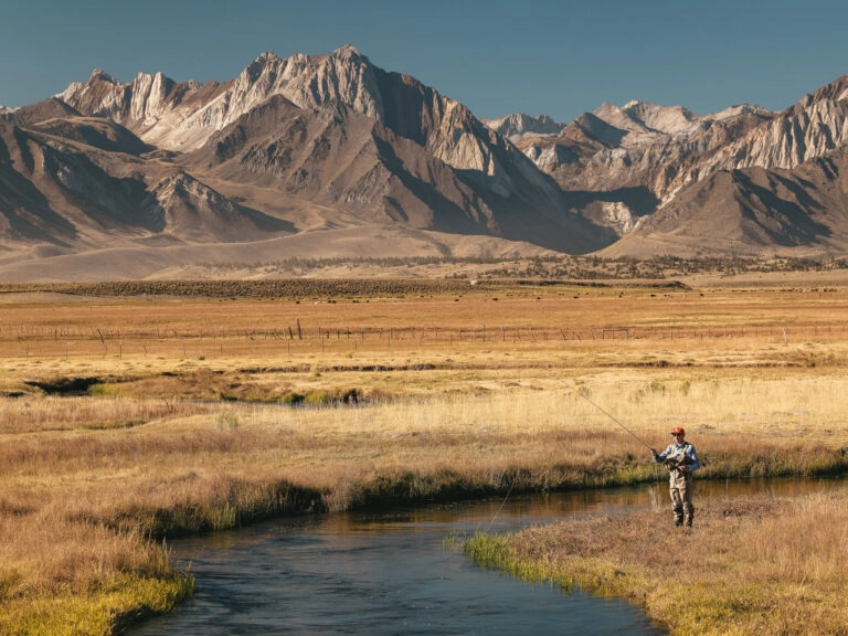 Fly fishing the Owens River